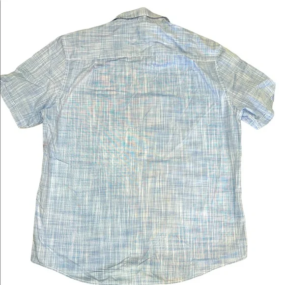 Alfani Short Sleeve Mens Button Down Shirt - Picture 4 of 6